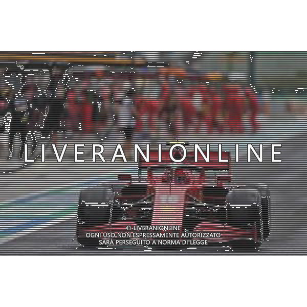 Charles Leclerc (MON) Ferrari SF1000 leaves the pits. 19.07.2020. Formula 1 World Championship, Rd 3, Hungarian Grand Prix, Budapest, Hungary, Race Day. / AGENZIA ALDO LIVERANI SAS - ITALY ONLY EDITORIAL USE ONLY