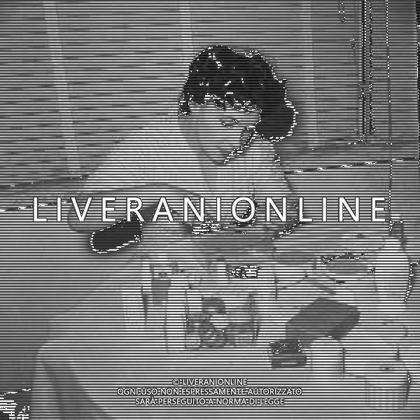 RETROSPETTIVA GINA LOLLOBRIGIDA ATTRICE NELLA FOTO GINA LOLLOBRIGIDA AL TRUCCO AG ALDO LIVERANI SAS
