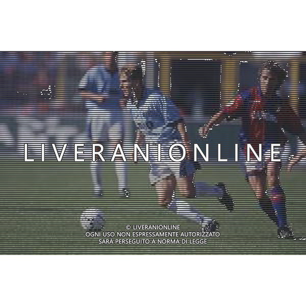 RETROSPETTIVA PAVEL NEDVED CALCIATORE NELLA FOTO PAVEL NEDVED CON LA MAGLIA DELLA LAZIO AG ALDO LIVERANI SAS
