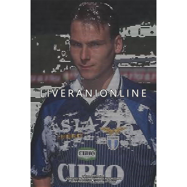 RETROSPETTIVA PAVEL NEDVED CALCIATORE NELLA FOTO PAVEL NEDVED CON LA MAGLIA DELLA LAZIO AG ALDO LIVERANI SAS