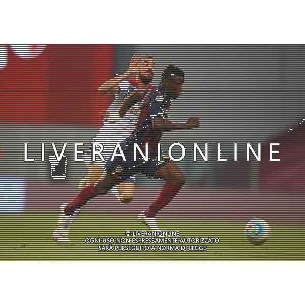 Reggio Audace-Bari Campionato di Calcio Legapro 2019/2020 Finale Playoff promozione serie B Reggio Emilia, 22 Luglio 2020 Nella foto: Augustus Kargbo e Alessio Sabbione Ph. Soli - Ag. Aldo Liverani / AGENZIA ALDO LIVERANI SAS