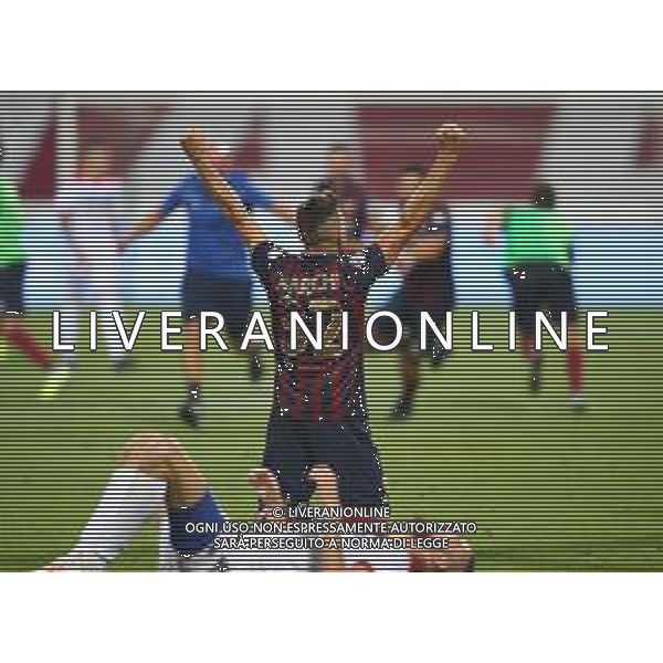 Reggio Audace-Bari Campionato di Calcio Legapro 2019/2020 Finale Playoff promozione serie B Reggio Emilia, 22 Luglio 2020 Nella foto: la gioia dei giocatori della Reggiana Ph. Soli - Ag. Aldo Liverani / AGENZIA ALDO LIVERANI SAS