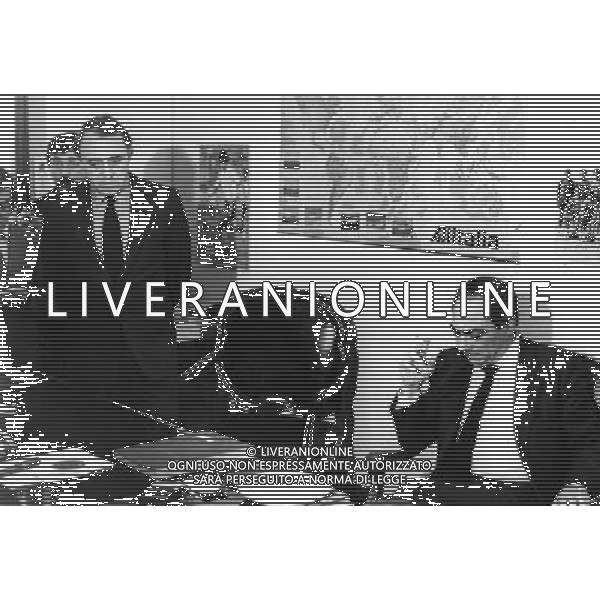 BRUNO PESAOLA con Corrado Ferlaino ALLENATORE NAPOLI foto archivio Giovanni liverani / Ag.Aldo Liverani