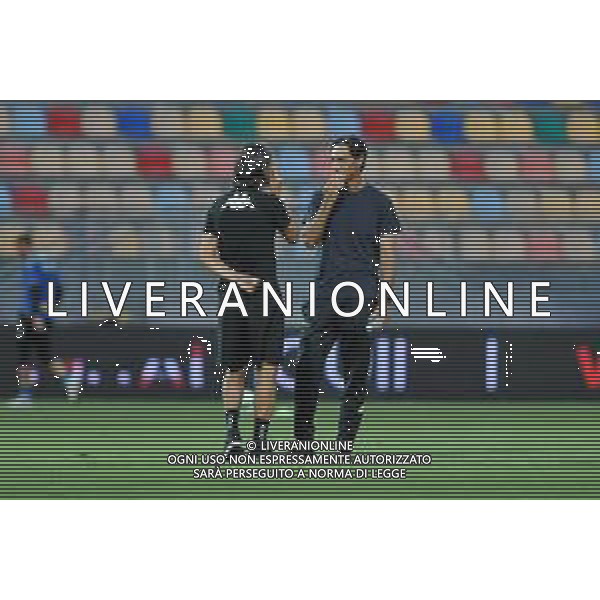 Frosinone vs Benevento Campionato Serie B - 34 giornata Stadio Benito Stirpe - Frosinone 24-07-2020 nella foto Inzaghi e Nesta prima della gara ©Federico Gaetano / AGENZIA ALDO LIVERANI SAS