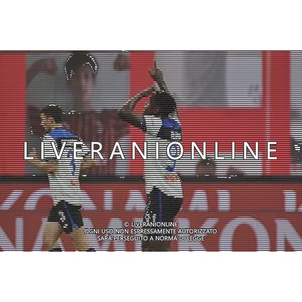esultanza Duvan Zapata (Atalanta) dopo il gol dell\'1 a 1 Milan vs Atalanta Campionato Serie A TIM - 36¬∞ giornata Milano 24-07-2020 Stadio Giuseppe Meazza - San Siro foto Roberto Garavaglia - agenzia Aldo Liverani sas/ AGENZIA ALDO LIVERANI SAS