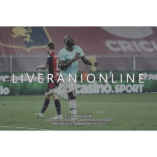 2019/2020 Genova, Italy, 25 July 2020 Genoa vs FC Internazionale Photo showing: Romelu Lukaku of FC Inter celebrates after scoring a goal - esultanza dopo il gol ©Matteo Papini - Alessio Marini / AGENZIA ALDO LIVERANI SAS