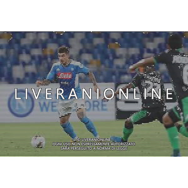 NAPOLI - SASSUOLO CAMPIONATO SERIE A TIM 25.07.2020 NELLA FOTO GIOVANNI DI LORENZO ©MOSCA / AGENZIA ALDO LIVERANI SAS