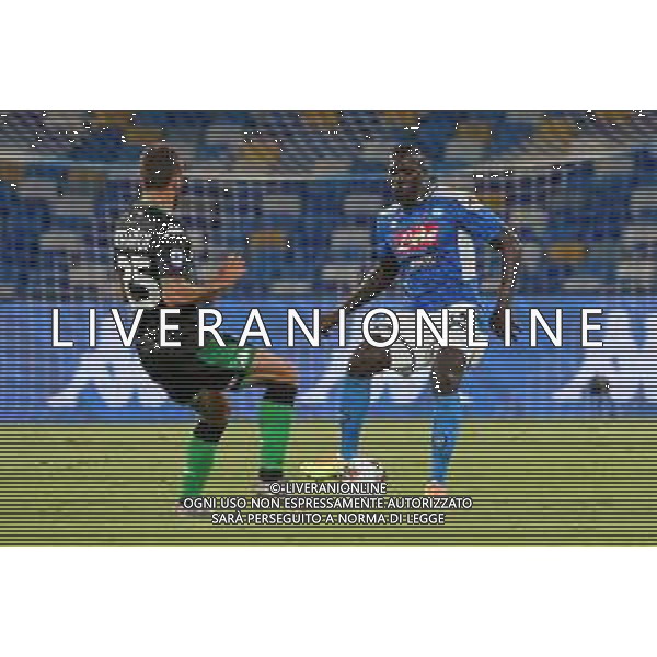 NAPOLI - SASSUOLO CAMPIONATO SERIE A TIM 25.07.2020 NELLA FOTO KALIDOU KOULIBALY ©MOSCA / AGENZIA ALDO LIVERANI SAS