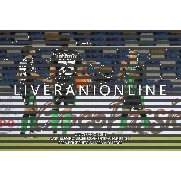 NAPOLI - SASSUOLO CAMPIONATO SERIE A TIM 25.07.2020 NELLA FOTO DELUSIONE CAPUTO DOPO IL GOL ANNULLATO ©MOSCA / AGENZIA ALDO LIVERANI SAS
