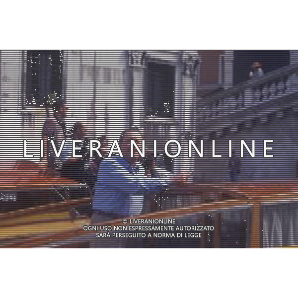 RETROSPETTIVA ALBERTO SORDI ATTORE NELLA FOTO ALBERTO SORDI A VENEZIA NELL\'ANNO 1995 AG ALDO LIVERANI SAS