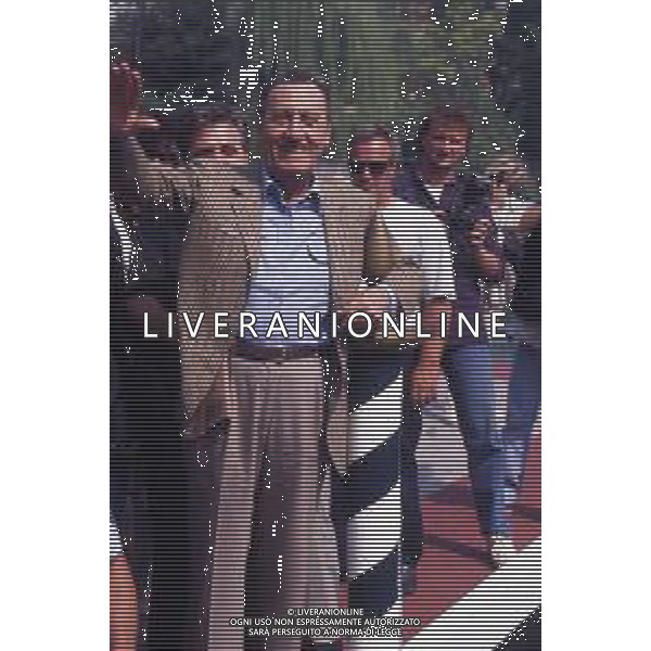 RETROSPETTIVA ALBERTO SORDI ATTORE NELLA FOTO ALBERTO SORDI A VENEZIA NELL\'ANNO 1995 AG ALDO LIVERANI SAS