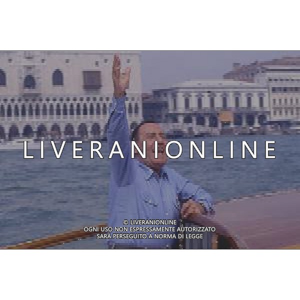RETROSPETTIVA ALBERTO SORDI ATTORE NELLA FOTO ALBERTO SORDI A VENEZIA NELL\'ANNO 1995 AG ALDO LIVERANI SAS