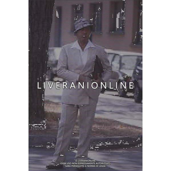 RETROSPETTIVA ALBERTO SORDI ATTORE NELLA FOTO ALBERTO SORDI NEL FILM "TROPPO FORTE" NELL\'ANNO 1986 AG ALDO LIVERANI SAS