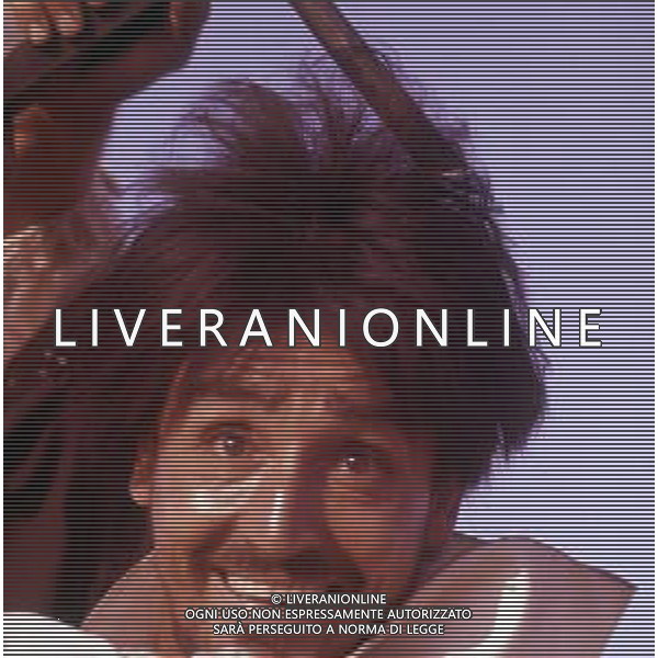 RETROSPETTIVA VITTORIO GASSMAN ATTORE NELLA FOTO VITTORIO GASSMAN NEL FILM"L\'ARMATA BRANCALEONE" NELL\'ANNO 1966 AG ALDO LIVERANI SAS