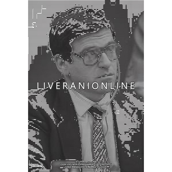 RETROSPETTIVA GIORGIO BENVENUTO SINDACALISTA E POLITICO ITALIANO NELLA FOTO GIORGIO BENVENUTO NELL\'ANNO 1985 AG ALDO LIVERANI SAS