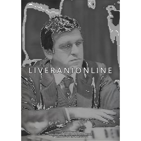 RETROSPETTIVA GIORGIO BENVENUTO SINDACALISTA E POLITICO ITALIANO NELLA FOTO GIORGIO BENVENUTO A UN CONVEGNO A MILANO AL CIRCOLO DELLA STAMPA NELL\'ANNO 1986 AG ALDO LIVERANI SAS