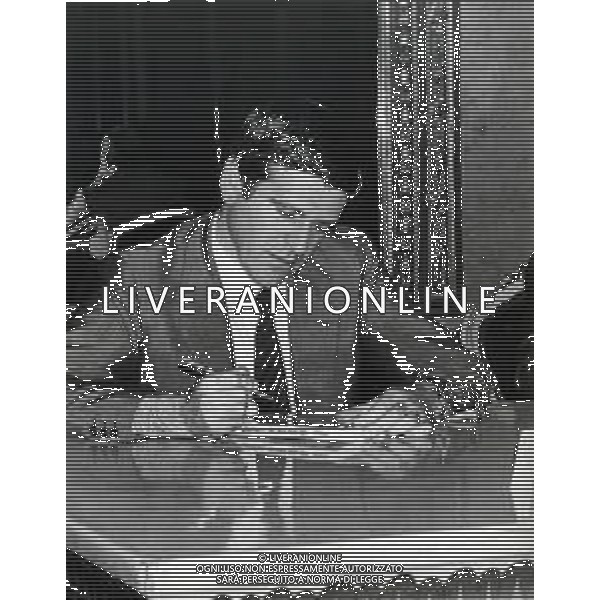 RETROSPETTIVA GIORGIO BENVENUTO SINDACALISTA E POLITICO ITALIANO NELLA FOTO GIORGIO BENVENUTO AG ALDO LIVERANI SAS