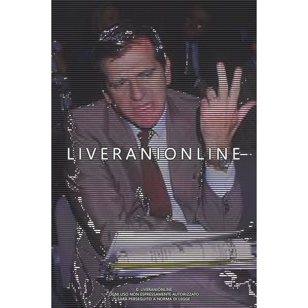 1988 RETROSPETTIVA GIORGIO BENVENUTO SINDACALISTA E POLITICO ITALIANO NELLA FOTO GIORGIO BENVENUTO AG ALDO LIVERANI SAS