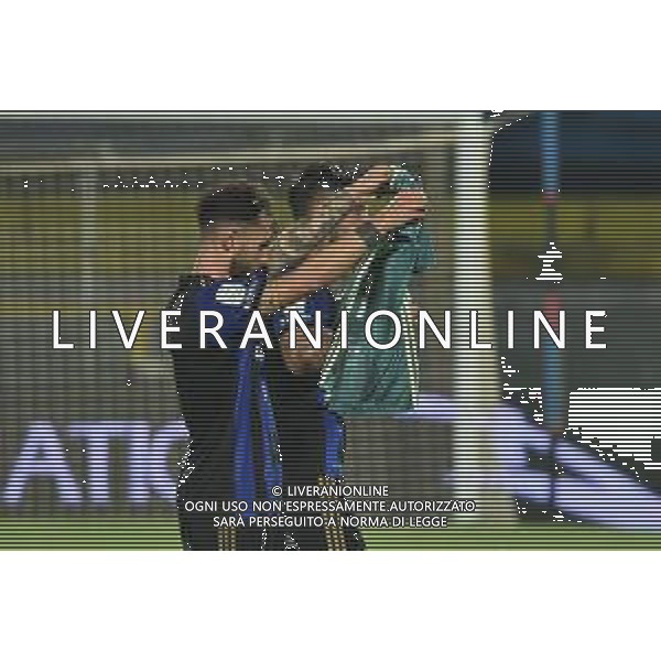 Campionato di Calcio Serie B 2019/2020 Pisa, Italia, 27 luglio 2020 Pisa vs Ascoli Nella foto: Nicholas Siega (Pisa) dopo aver segnato l\'1-0 mostra la maglia del compagno di squadra Stefano Gori, assente perch ©Gabriele Masotti - Alessio Marini / AGENZIA ALDO LIVERANI SAS