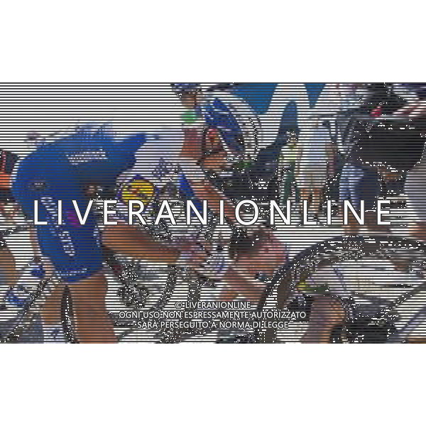 31-07-2020 Vuelta Burgos; Tappa 04 Gumiel De Izan - Roa De Duero; 2020, Deceuninck - Quick Step; Bennett, Sam; Lampaert, Yves; Roa De Duero; ©SIROTTI / AGENZIA ALDO LIVERANI SAS
