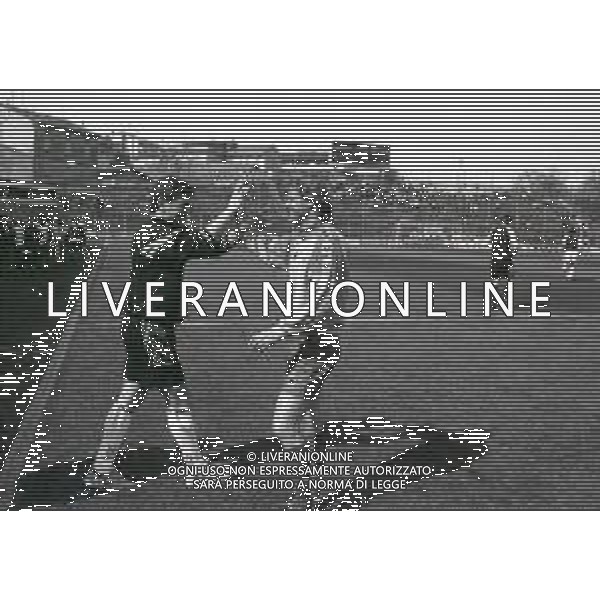 02-04-1995 CREMONA- CAMPIONATO DI CALCIO SERIE A CREMONESE LAZIO 0-0 NELLA FOTO FERNANDO ORSI E CLAUDIO SCLOSA AG ALDO LIVERANI SAS