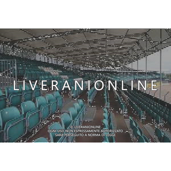 Circuit atmosphere - empty grandstand. 01.08.2020. Formula 1 World Championship, Rd 4, British Grand Prix, Silverstone, England, Qualifying Day. / AGENZIA ALDO LIVERANI SAS - ITALY ONLY EDITORIAL USE ONLY