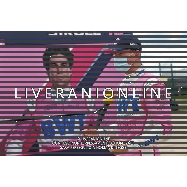 Nico Hulkenberg (GER) Racing Point F1 Team with the media. 01.08.2020. Formula 1 World Championship, Rd 4, British Grand Prix, Silverstone, England, Qualifying Day. - / AGENZIA ALDO LIVERANI SAS - ITALY ONLY EDITORIAL USE ONLY