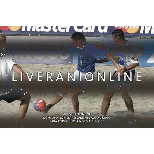 Lega Europea di Beach soccer Cervia 2005 nella foto: Massimo Agostini - Italia AGENZIA ALDO LIVERANI