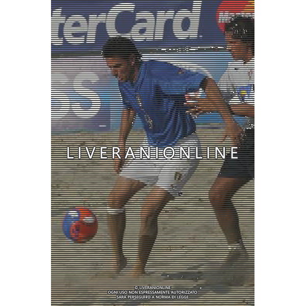 Lega Europea di Beach soccer Cervia 2005 nella foto: Massimo Agostini - Italia AGENZIA ALDO LIVERANI