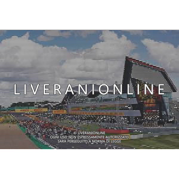 The grid before the start of the race. 02.08.2020. Formula 1 World Championship, Rd 4, British Grand Prix, Silverstone, England, Race Day. / AGENZIA ALDO LIVERANI SAS - ITALY ONLY EDITORIAL USE ONLY
