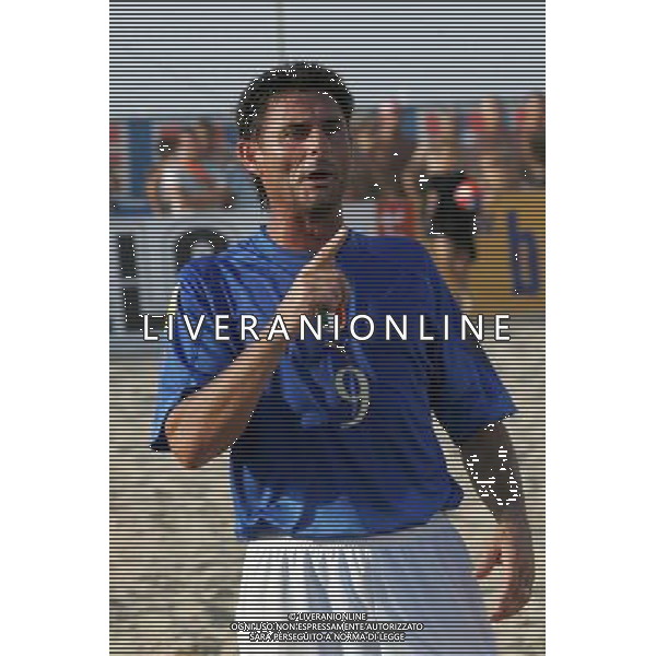 Lega Europea di Beach soccer Cervia 2005 nella foto: Massimo Agostini - Italia AGENZIA ALDO LIVERANI