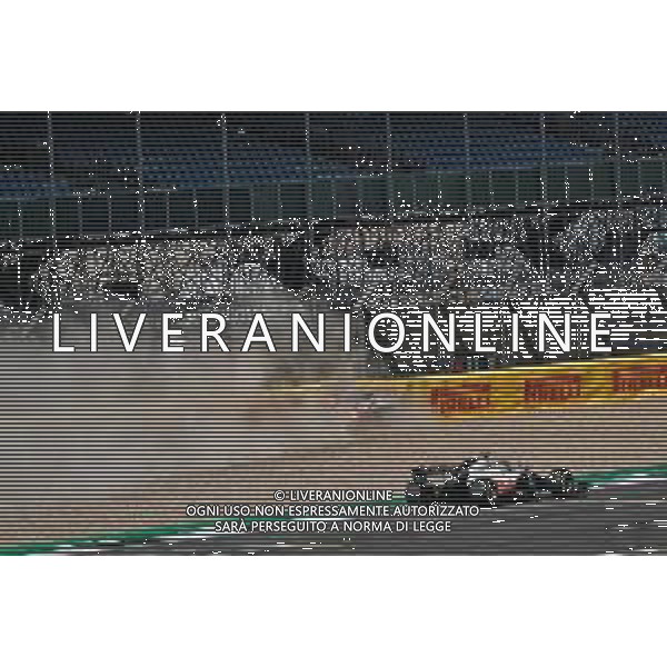 Kevin Magnussen (DEN) Haas VF-20 crashes out of the race. 02.08.2020. Formula 1 World Championship, Rd 4, British Grand Prix, Silverstone, England, Race Day. / AGENZIA ALDO LIVERANI SAS - ITALY ONLY EDITORIAL USE ONLY