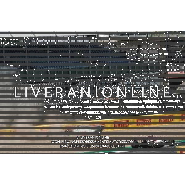 Kevin Magnussen (DEN) Haas VF-20 crashes out of the race. 02.08.2020. Formula 1 World Championship, Rd 4, British Grand Prix, Silverstone, England, Race Day. / AGENZIA ALDO LIVERANI SAS - ITALY ONLY EDITORIAL USE ONLY