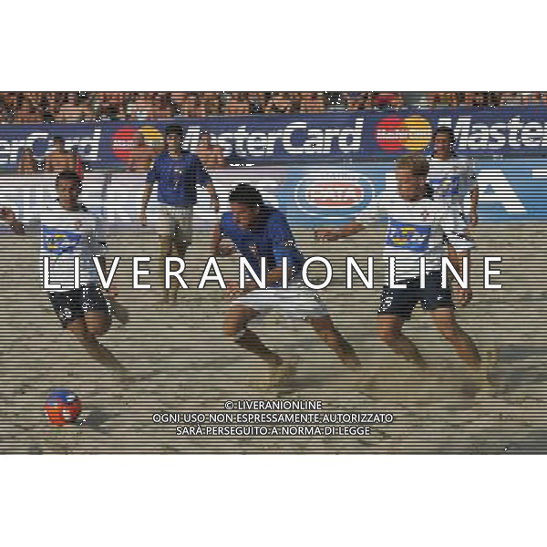 Lega Europea di Beach soccer Cervia 2005 nella foto: Massimo Agostini - Italia AGENZIA ALDO LIVERANI
