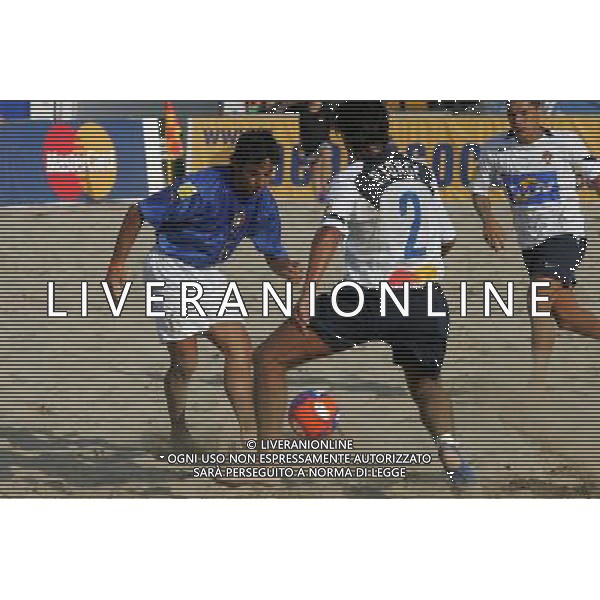 Lega Europea di Beach soccer Cervia 2005 nella foto:Andrea forte - Italia AGENZIA ALDO LIVERANI