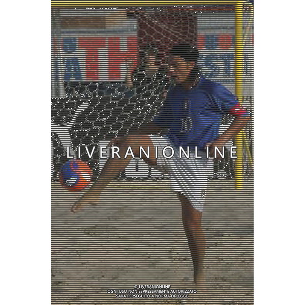 Lega Europea di Beach soccer Cervia 2005 nella foto: Gianni Fruzzetti - Italia AGENZIA ALDO LIVERANI
