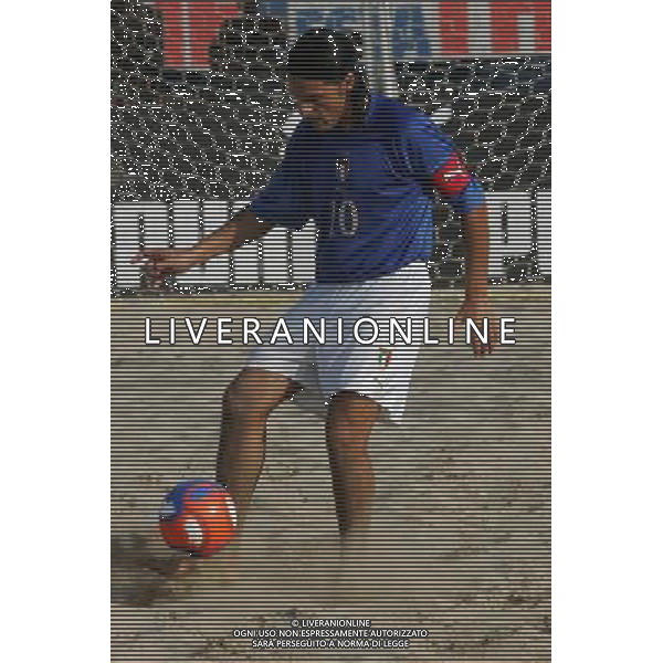 Lega Europea di Beach soccer Cervia 2005 nella foto: Gianni Fruzzetti - Italia AGENZIA ALDO LIVERANI