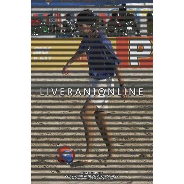 Lega Europea di Beach soccer Cervia 2005 nella foto: Roberto Pasquali - Italia AGENZIA ALDO LIVERANI