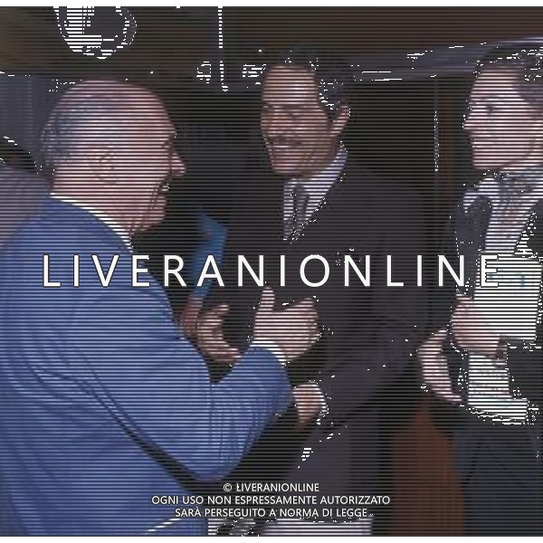 NINO MANFREDI, all\'anagrafe Saturnino Manfredi, attore, regista italiano - RETROSPETTIVA Nella foto con la moglie Erminia Ferrari e il produttore cinematografico Carlo Ponti ©ARCHIVIO / AGENZIA ALDO LIVERANI SAS