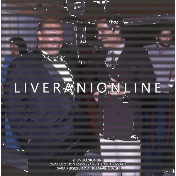 NINO MANFREDI, all\'anagrafe Saturnino Manfredi, attore, regista italiano - RETROSPETTIVA Nella foto con Tom Ponzi ©ARCHIVIO / AGENZIA ALDO LIVERANI SAS