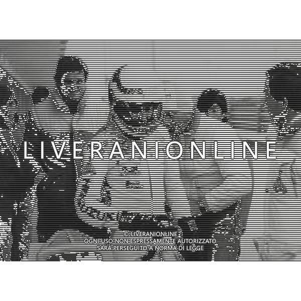 RETROSPETTIVA FRANCO UNCINI MOTOCICLISMO NELLA FOTO FRANCO UNCINI NELL\'ANNO 1983 FOTO W.PIGRUCCI-AG ALDO LIVERANI SAS