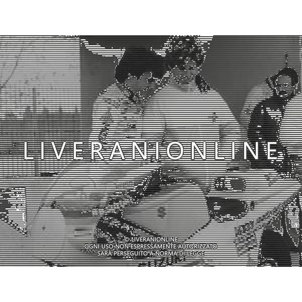 RETROSPETTIVA FRANCO UNCINI MOTOCICLISMO NELLA FOTO FRANCO UNCINI NELL\'ANNO 1983 FOTO W.PIGRUCCI-AG ALDO LIVERANI SAS