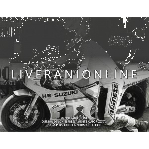 RETROSPETTIVA FRANCO UNCINI MOTOCICLISMO NELLA FOTO FRANCO UNCINI NELL\'ANNO 1983 FOTO W.PIGRUCCI-AG ALDO LIVERANI SAS