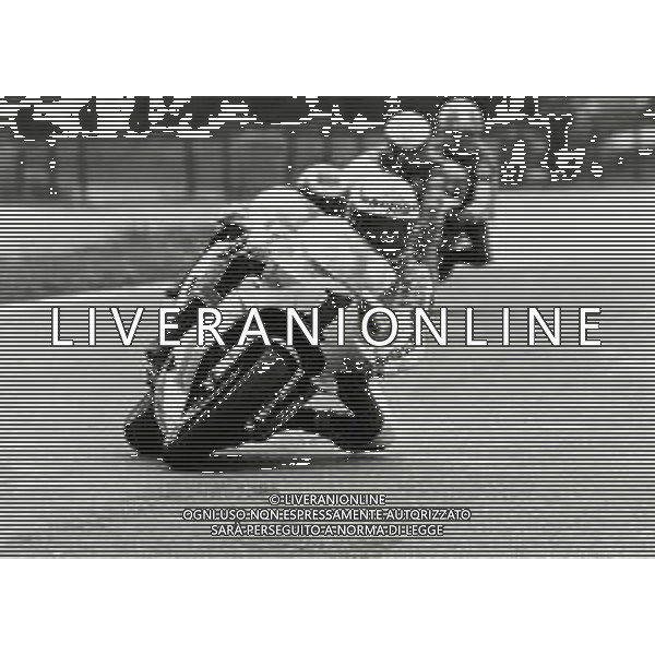 RETROSPETTIVA FRANCO UNCINI MOTOCICLISMO NELLA FOTO FRANCO UNCINI NELL\'ANNO 1983 FOTO W.PIGRUCCI-AG ALDO LIVERANI SAS