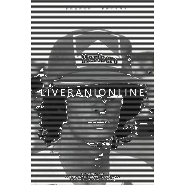 RETROSPETTIVA FRANCO UNCINI MOTOCICLISMO NELLA FOTO FRANCO UNCINI UFF. STAMPA MARLBORO-AG ALDO LIVERANI SAS