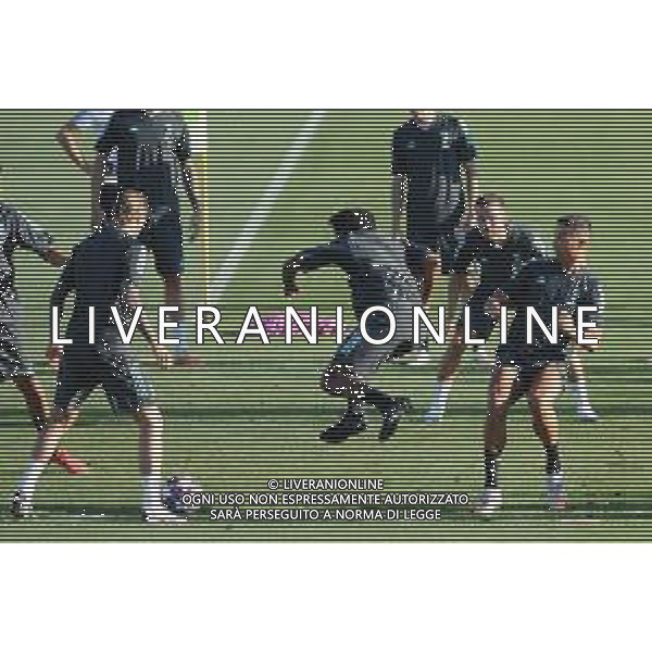 Torino 06.08.2020 Continassa Allenamento Juventus pre Champions League 2019/2020 ©Viganti/Agenzia Aldo Liverani Nella foto: cristiano ronaldo e juan cuadrado / AGENZIA ALDO LIVERANI SAS