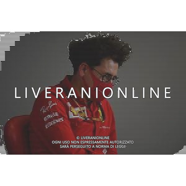 Mattia Binotto (ITA) Ferrari Team Principal in the FIA Press Conference. 07.08.2020. Formula 1 World Championship, Rd 5, 70th Anniversary Grand Prix, Silverstone, England, Practice Day. - www.xpbimages.com, EMail: requests@xpbimages.com - copy of publication required for printed pictures. Every used picture is fee-liable. © Copyright: FIA Pool Image for Editorial Use Only/ AGENZIA ALDO LIVERANI SAS - ITALY ONLY EDITORIAL USE ONLY