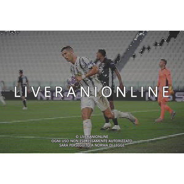 Torino 07.08.2020 Allianz Stadium Juventus vs Olympique Lione Champions League 2019/2020 ©Viganti/Agenzia Aldo Liverani Nella foto: esultanza cristiano ronaldo dopo il gol su rigore / AGENZIA ALDO LIVERANI SAS