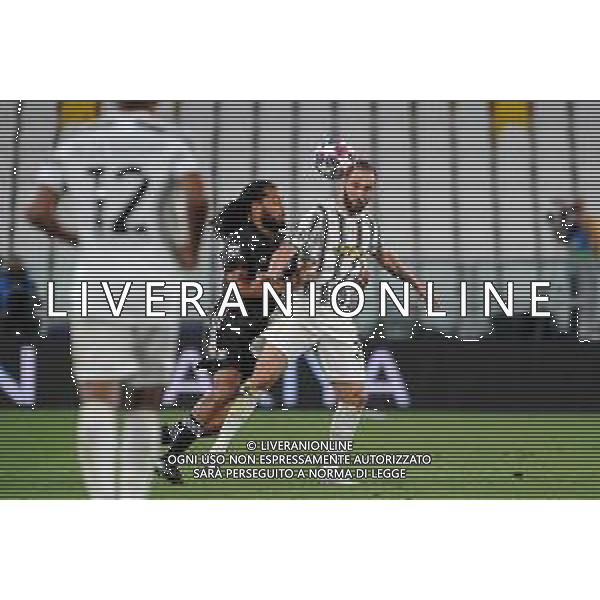 Torino 07.08.2020 Allianz Stadium Juventus vs Olympique Lione Champions League 2019/2020 ©Viganti/Agenzia Aldo Liverani Nella foto: gonzalo higuain e jason denayer / AGENZIA ALDO LIVERANI SAS