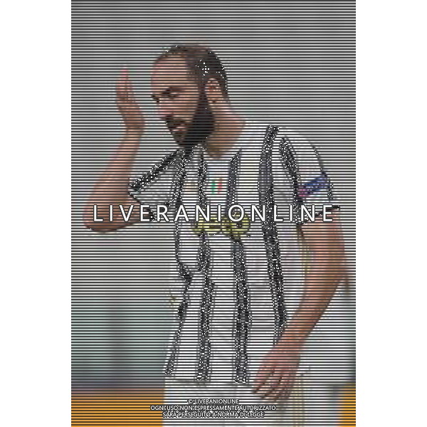 Torino 07.08.2020 Allianz Stadium Juventus vs Olympique Lione Champions League 2019/2020 ©Viganti/Agenzia Aldo Liverani Nella foto: gonzalo higuain / AGENZIA ALDO LIVERANI SAS